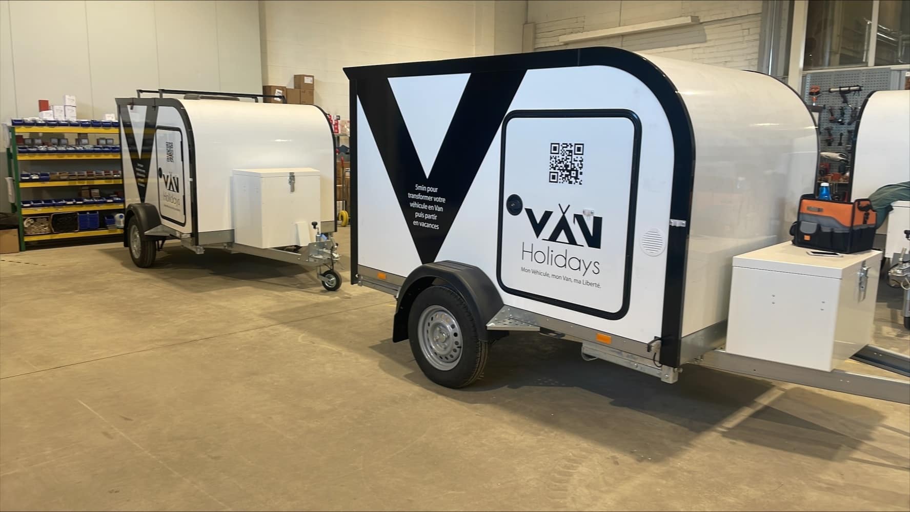 Remorque Vanholidays - Isolée et équipée en électricité – Image 2