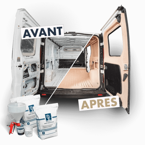 Kit isolation au liège projeté