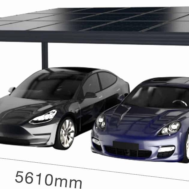 carport solaire 2 voitures